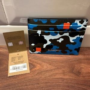 Camouflage Burberry Card Wallet
